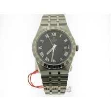 Tudor Royal 38mm nero romani ref. 28500-0003 nuovo